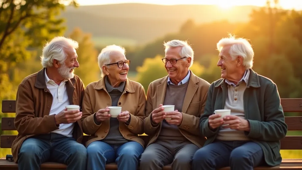 Senioru grupa pastaigā